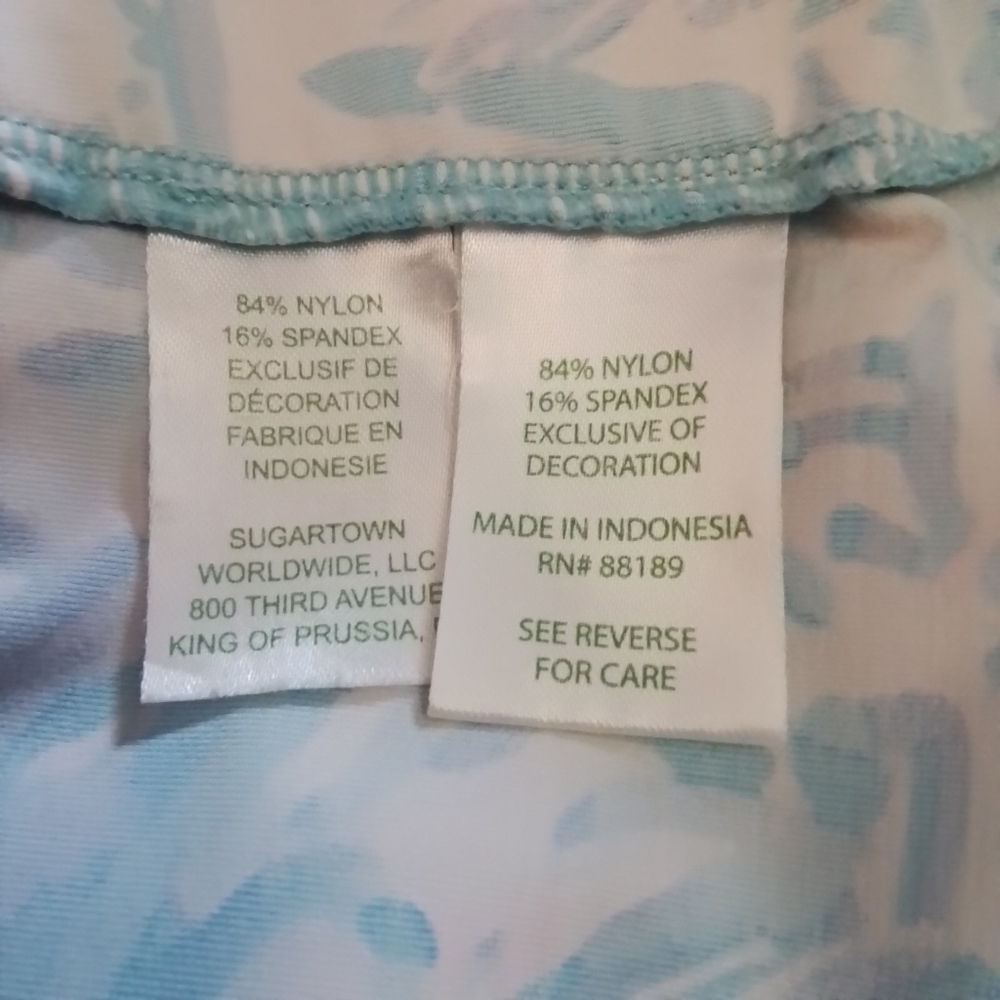 Lilly Pulitzer Johana Cover-Up Shift Dress Blue Ibiza Cabana Cocktail - L - Picture 13 of 15